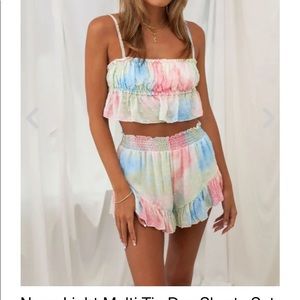 Isabella’s cabinet top/shorts set